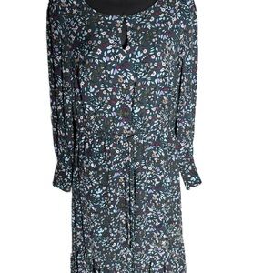 Talbots Green and multi colored with Long Sleeves